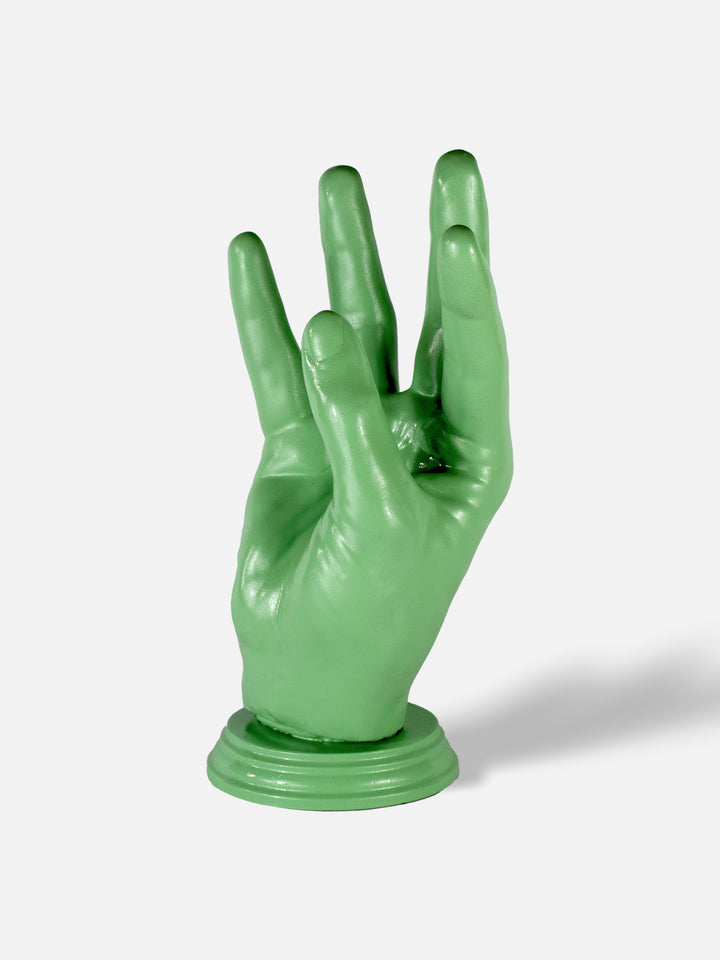 Hand Wine Holder - High / Green