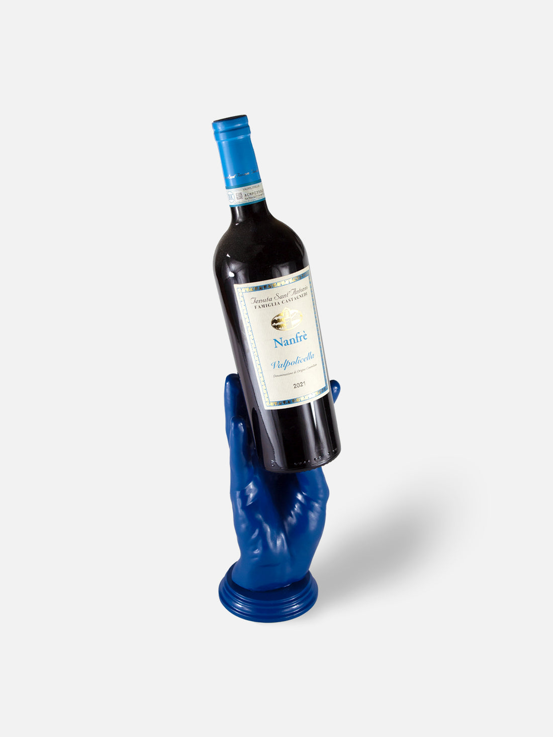Hand Wine Holder - High / Blue