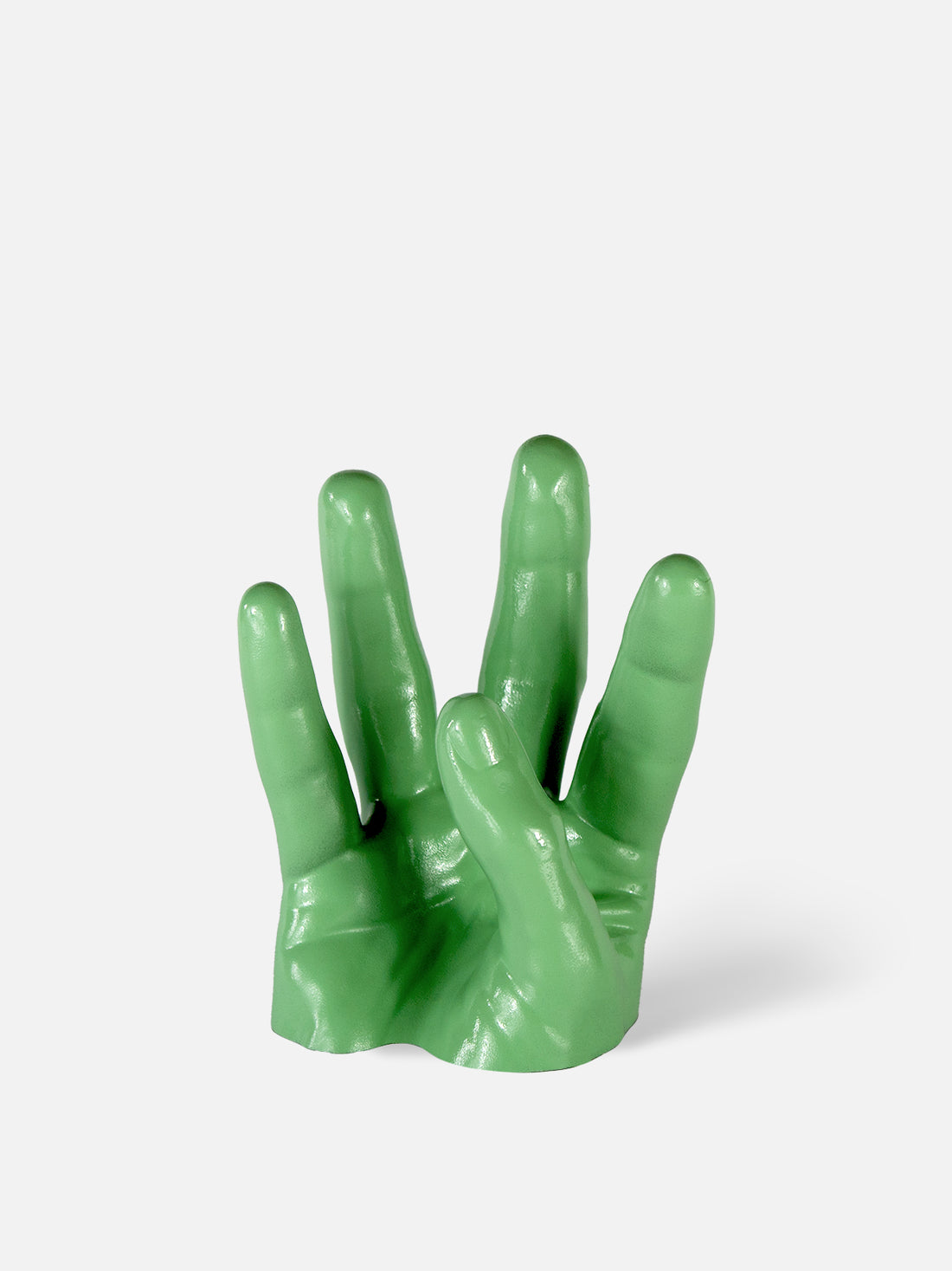 Hand Wine Holder - Low / Green