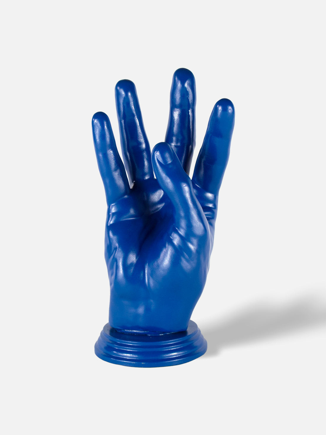 Hand Wine Holder - High / Blue