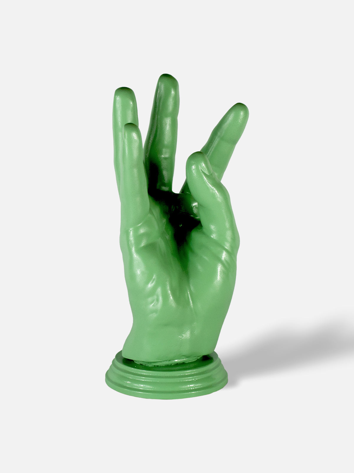 Hand Wine Holder - High / Green