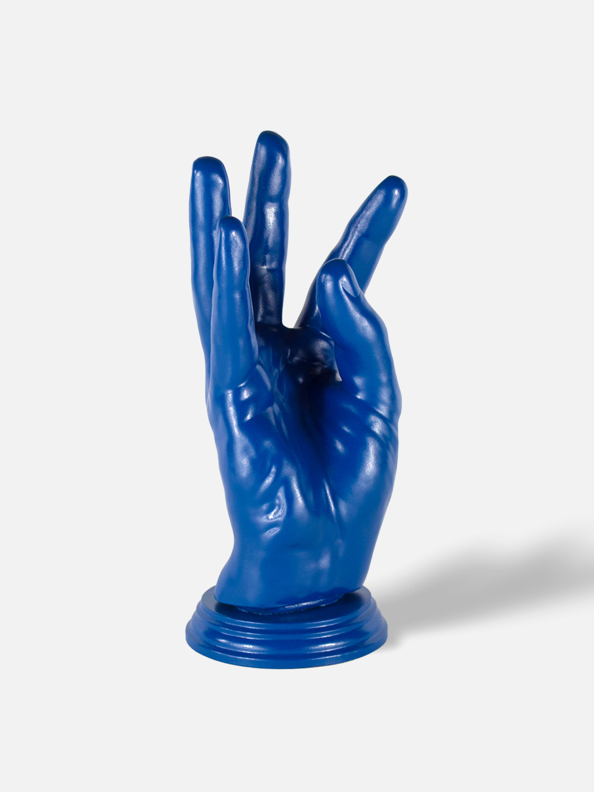 Hand Wine Holder - High / Blue