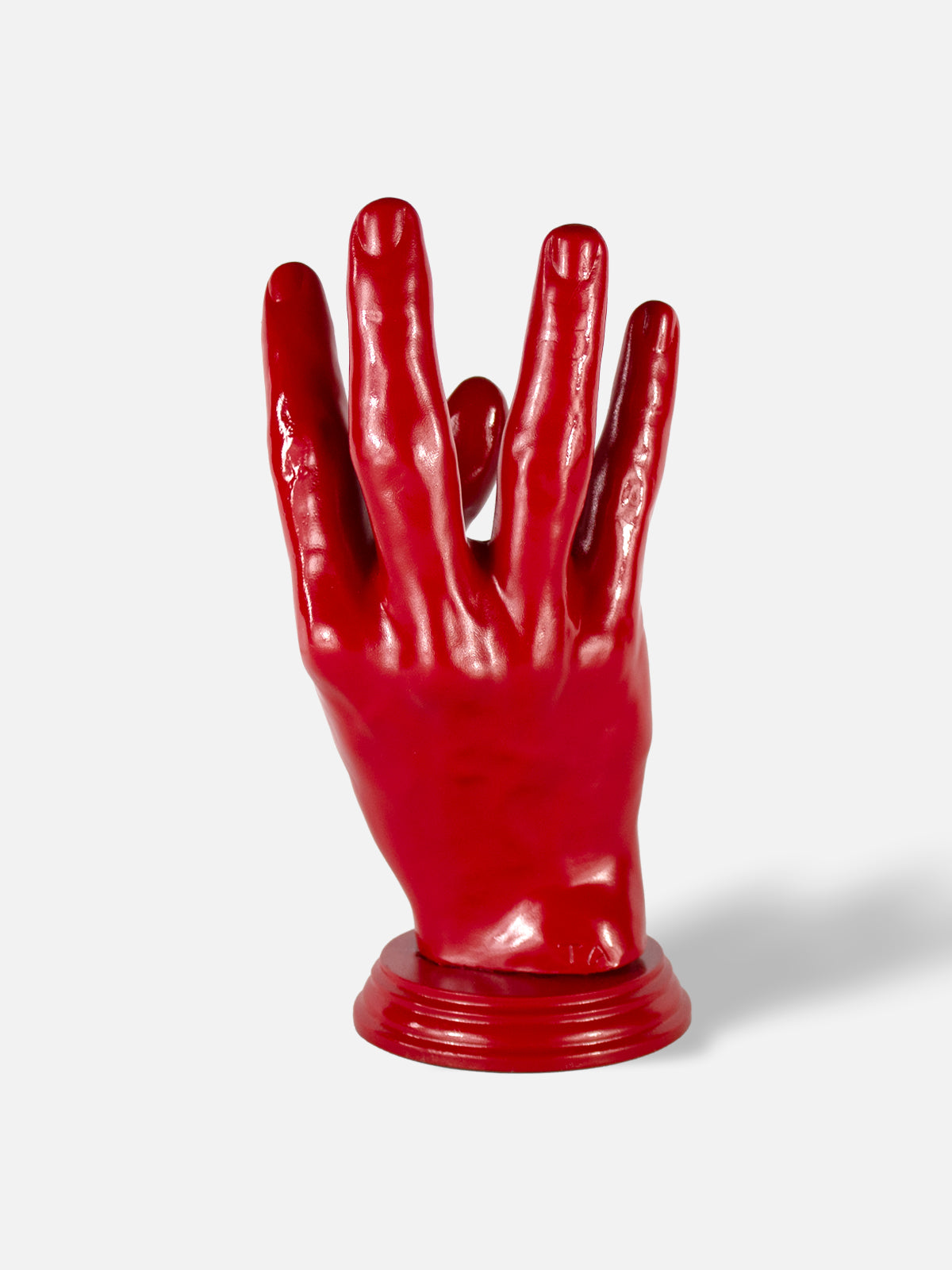 Hand Wine Holder - High / Red