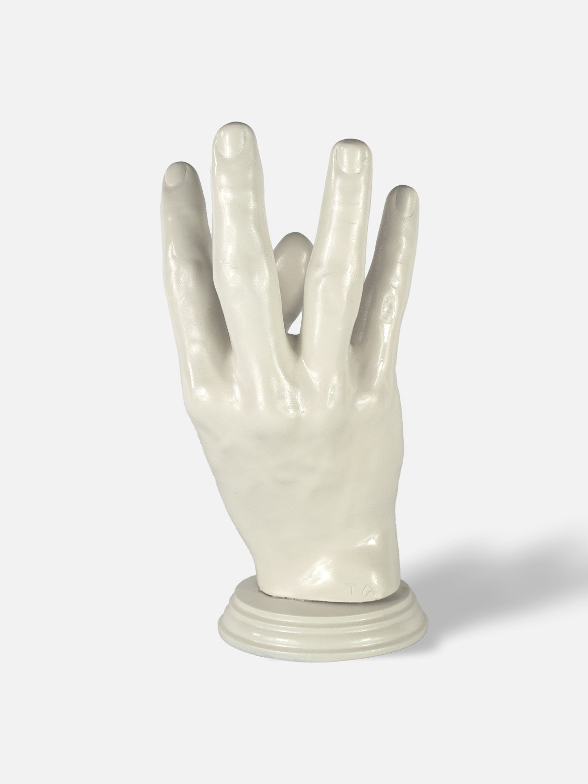 Hand Wine Holder - High / White