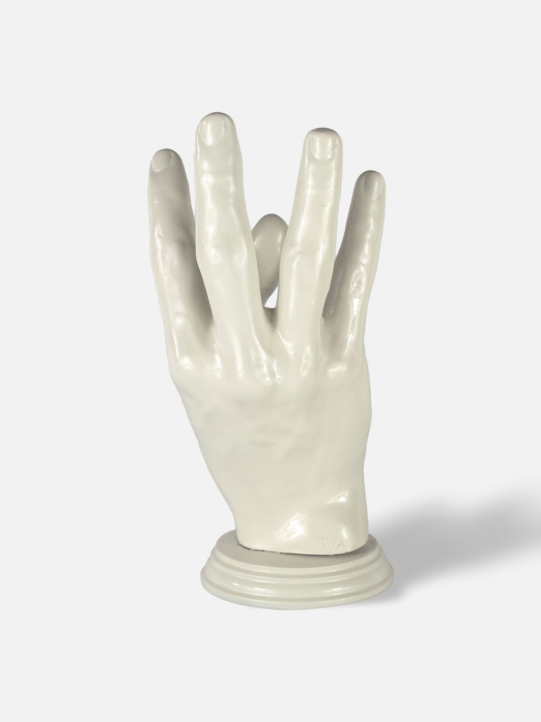 Hand Wine Holder - High / White