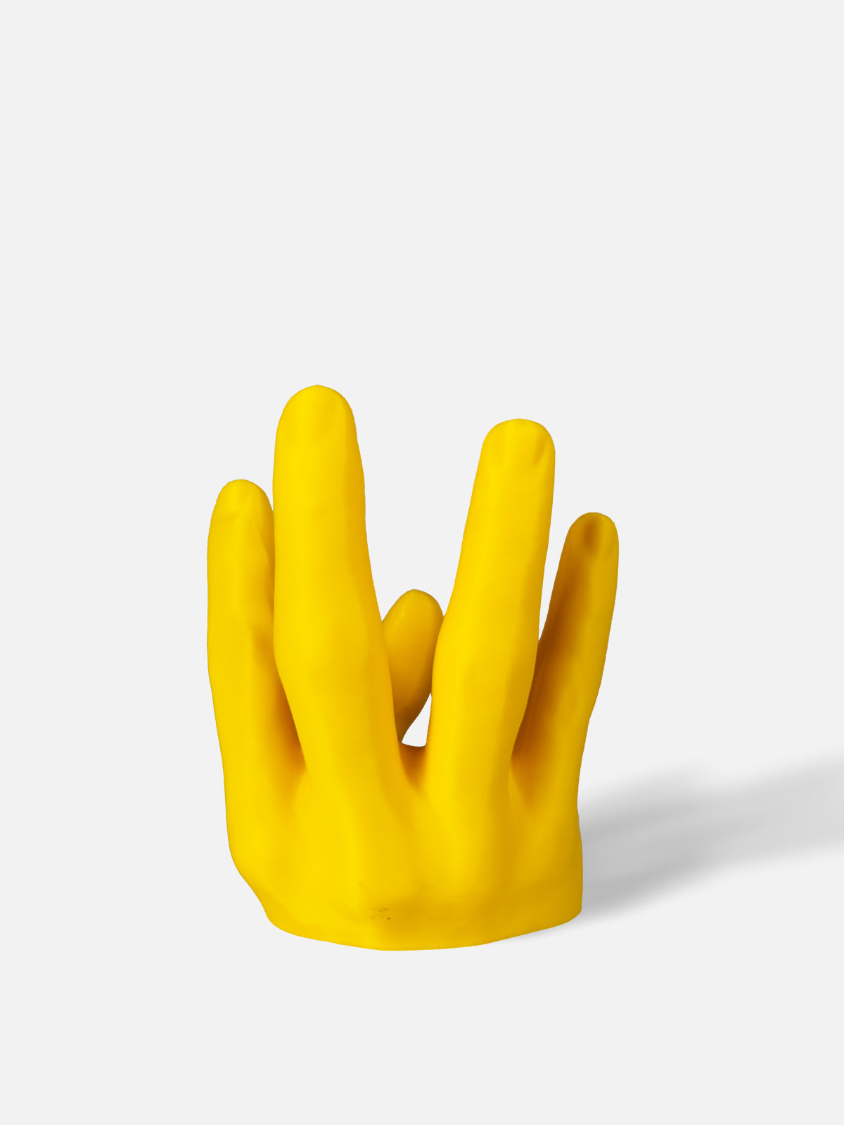 Hand Wine Holder - PLA / Yellow