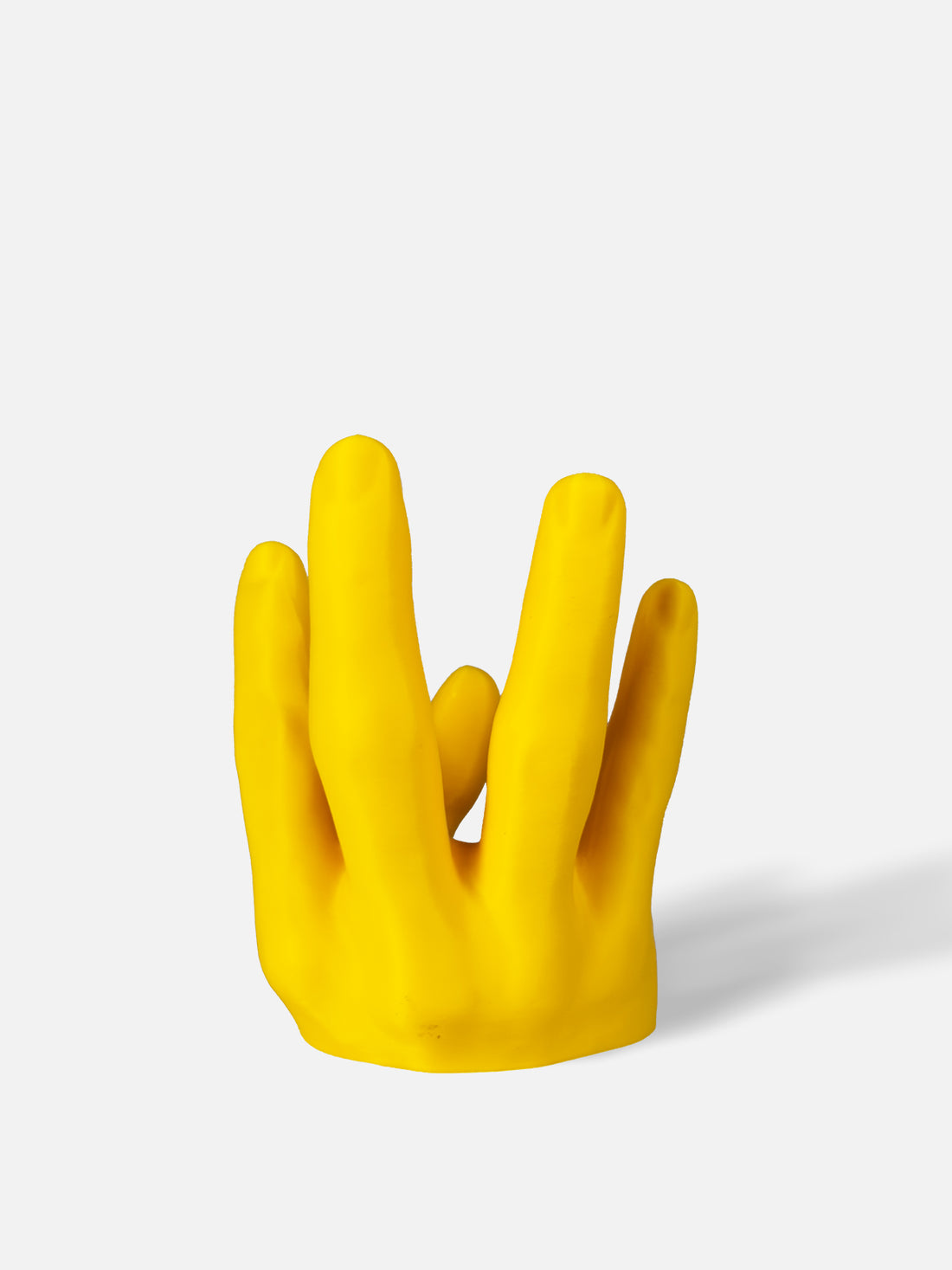 Hand Wine Holder - PLA / Yellow